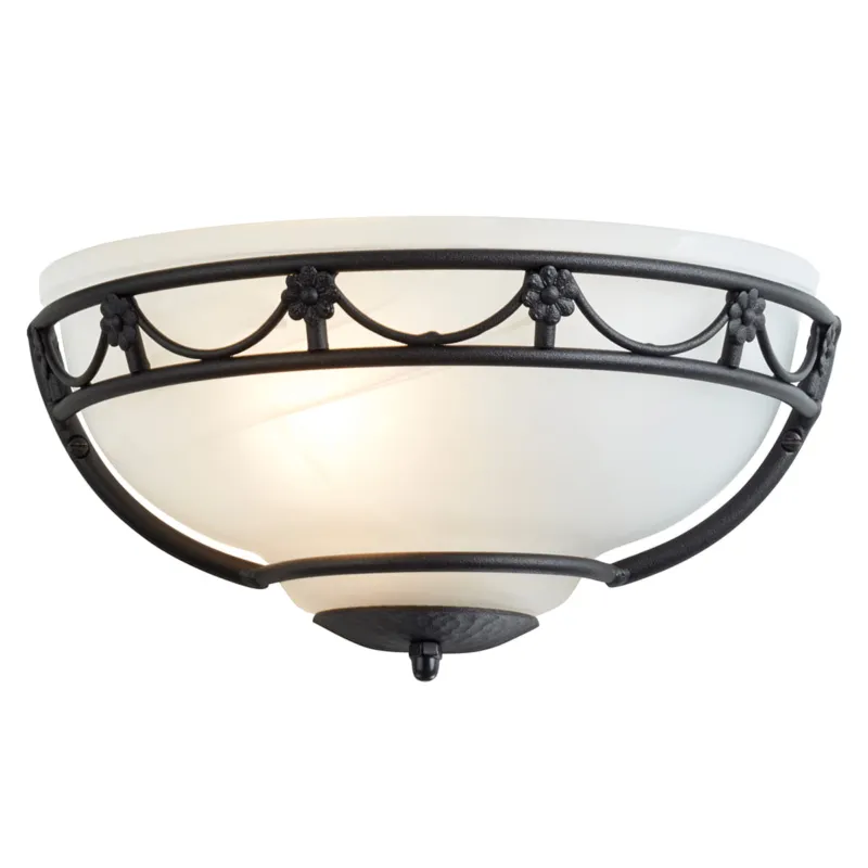 Nie przegap Lampa ścienna Carisbrooke CB-WU-BLACK Elstead Lighting 1x60W E27 Stal Beżowy
