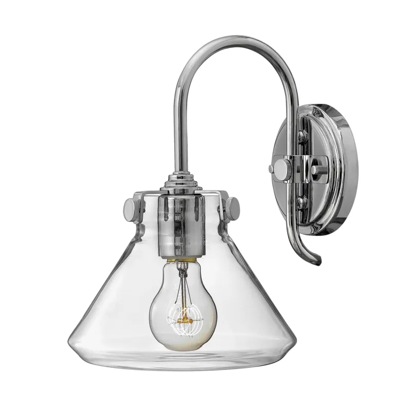 Wyjątkowa oferta Lampa ścienna Congress HK-CONGRESS1-A-CM Elstead Lighting 1xE27 Szkło Chrom