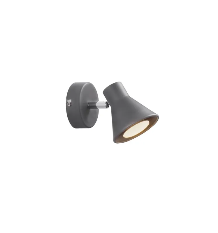 Cena promocyjna Lampa ścienna Kinkiet EIK 45761010 Nordlux GU10 35W Metal Szary
