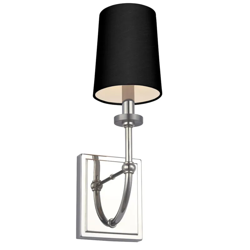 Lampa ścienna kinkiet Felixstowe QN-FELIXSTOWE1-A Quintiesse 1xG9 3W LED Stal, Sztuczny jedwab Polerowany chrom Szybka dostawa