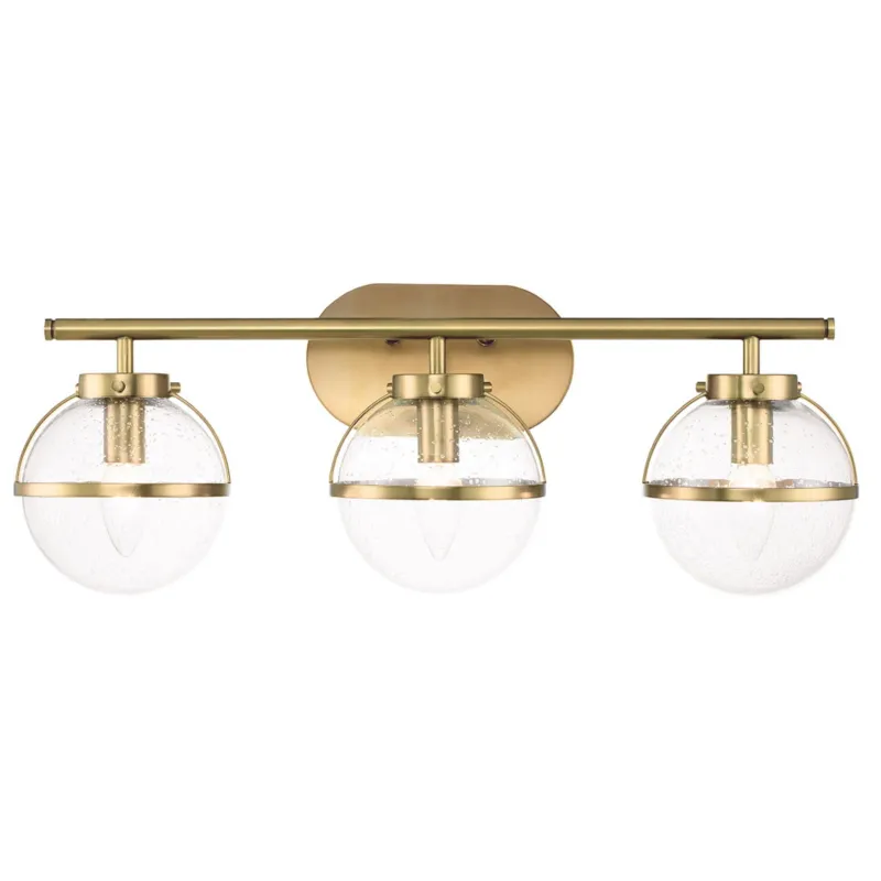 Lampa ścienna kinkiet Hollis HK-HOLLIS3-C-HB-BATH Elstead Lighting 3xE14 60 W Stal, Szkło opalowe Stary mosiądz Bezpieczne zakupy