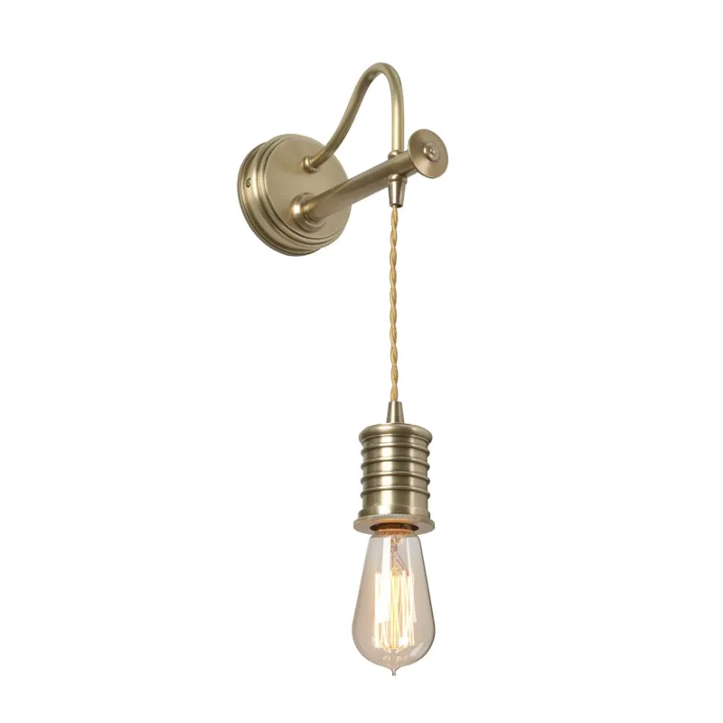 Cena promocyjna Lampa ścienna Douille DOUILLE1-AB Elstead Lighting 1x60W E27 Mosiądz Mosiądz