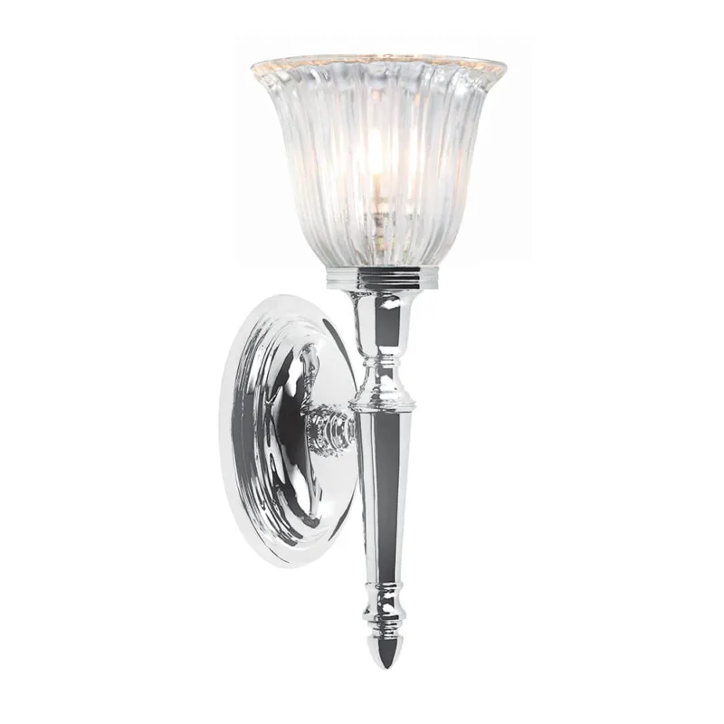 Niska cena Lampa ścienna Dryden BATH-DRYDEN1-PC Elstead Lighting 1x3W LED G9 Aluminium Chrom