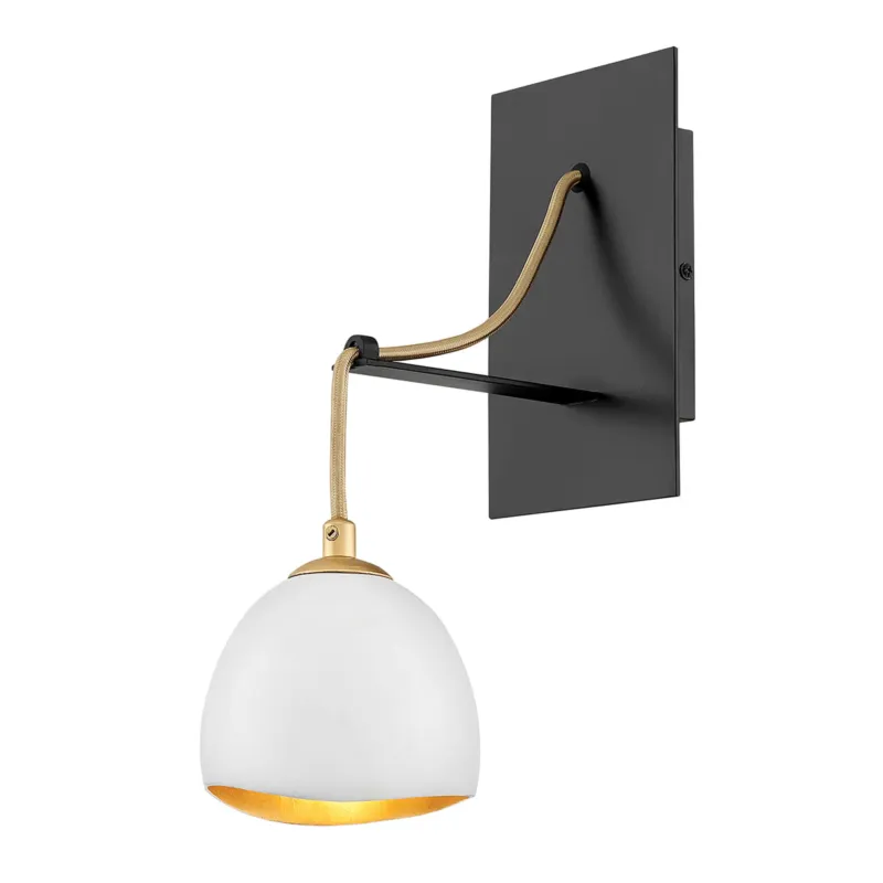 Super okazja Lampa ścienna kinkiet Nula QN-NULA1 Quintiesse 1xE14 40W Stal Biało-złote