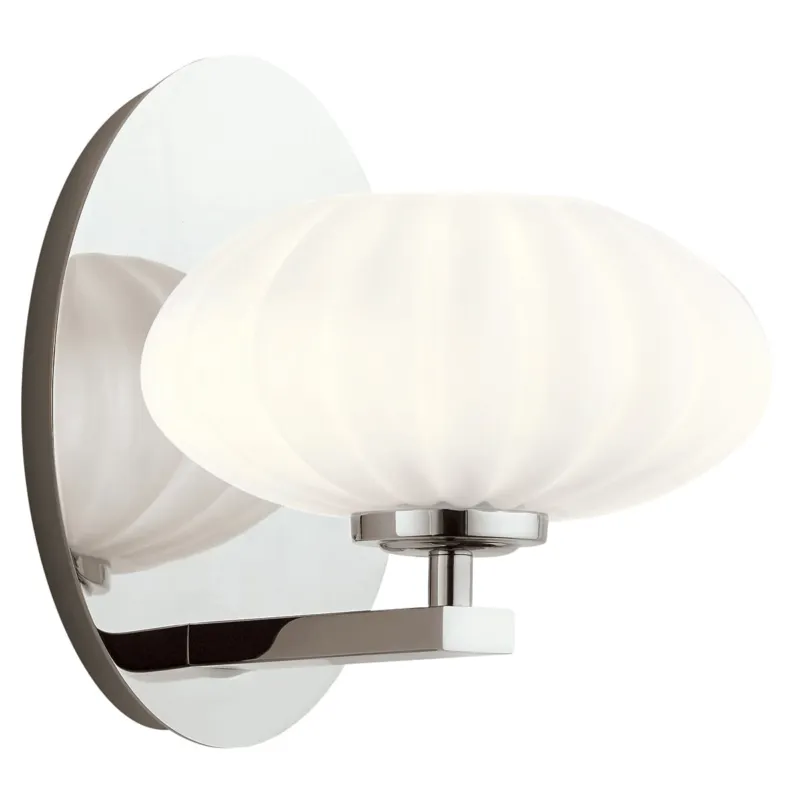 Tylko do końca tygodnia Lampa ścienna kinkiet Pim QN-PIM1-PC Quintiesse 1xG9 3W LED Stal, Trawione satynowe szkło opalowe Polerowany chrom