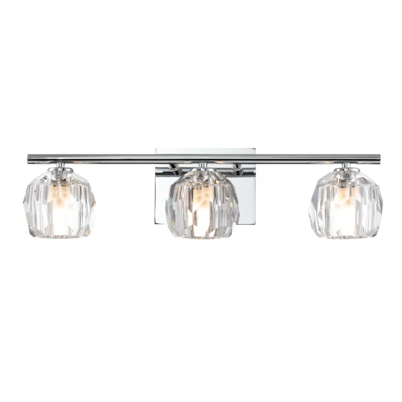 Lampa ścienna kinkiet Regalia QN-REGALIA3-PC-BATH Quintiesse 3xG9 3W LED Stal, Szkło kryształowe K9 Polerowany chrom Kup teraz