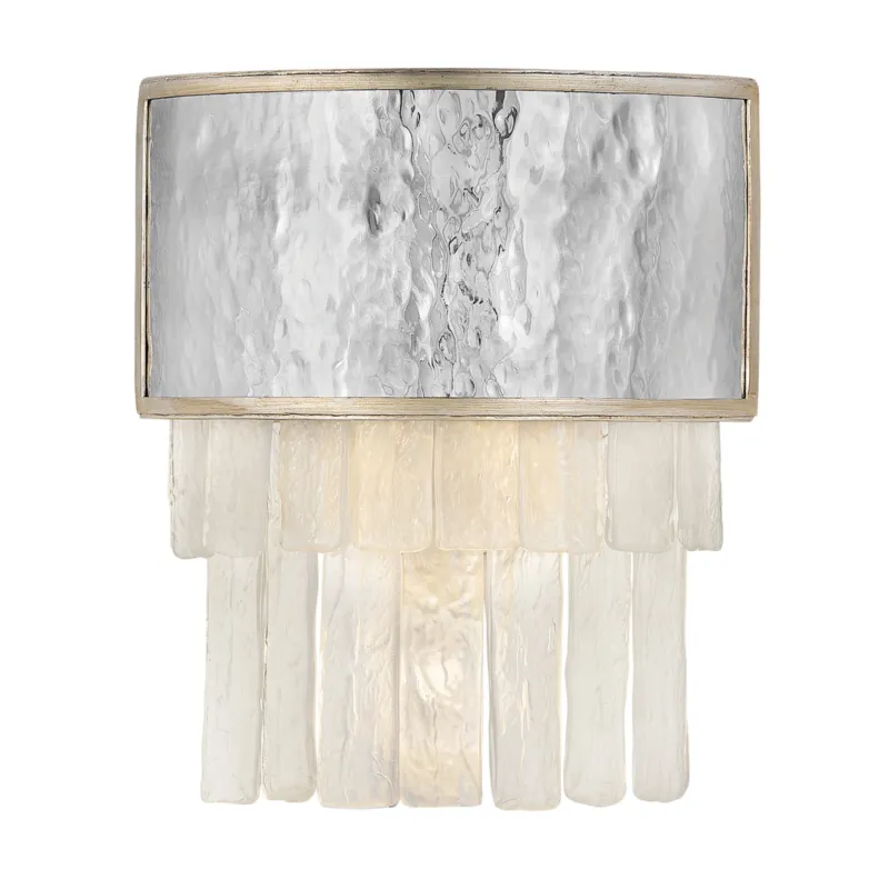 Łatwy zwrot Lampa ścienna kinkiet Reverie QN-REVERIE2-CPG Quintiesse 2xE14 40W Stal nierdzewna, Kryształ Szampańskie złoto