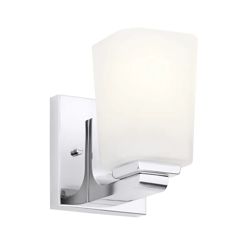 Bestseller Lampa ścienna kinkiet Roehm KL-ROEHM1-PC Elstead Lighting 1xG9 LED 3.5 W Stal, Cynk, Szkło opalowe Polerowany chrom