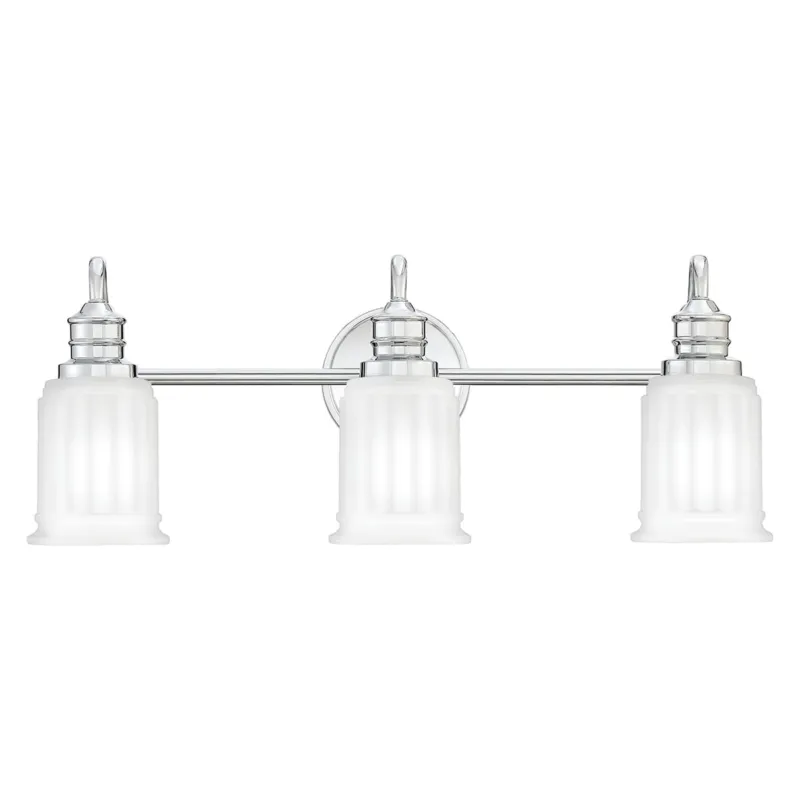 Lampa ścienna kinkiet Swell QZ-SWELL3-PC-BATH Elstead Lighting 3xG9 LED 3.5 W Stal, Szkło Polerowany chrom Super okazja