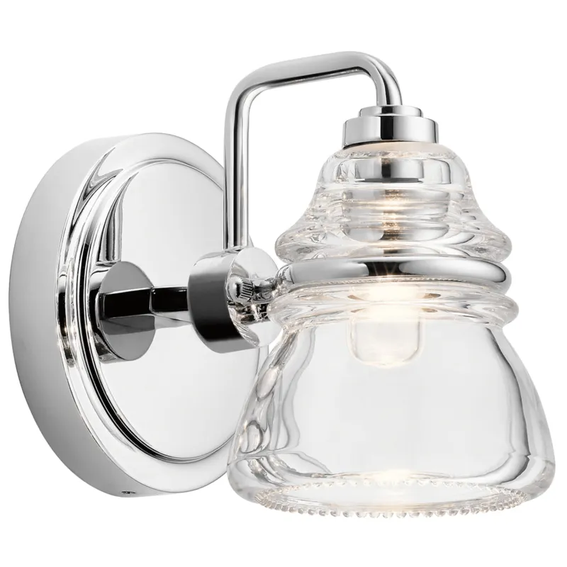 Bestseller Lampa ścienna kinkiet Talland KL-TALLAND1-PC-BATH Elstead Lighting 1xG9 LED 3.5 W Stal, Szkło Polerowany chrom