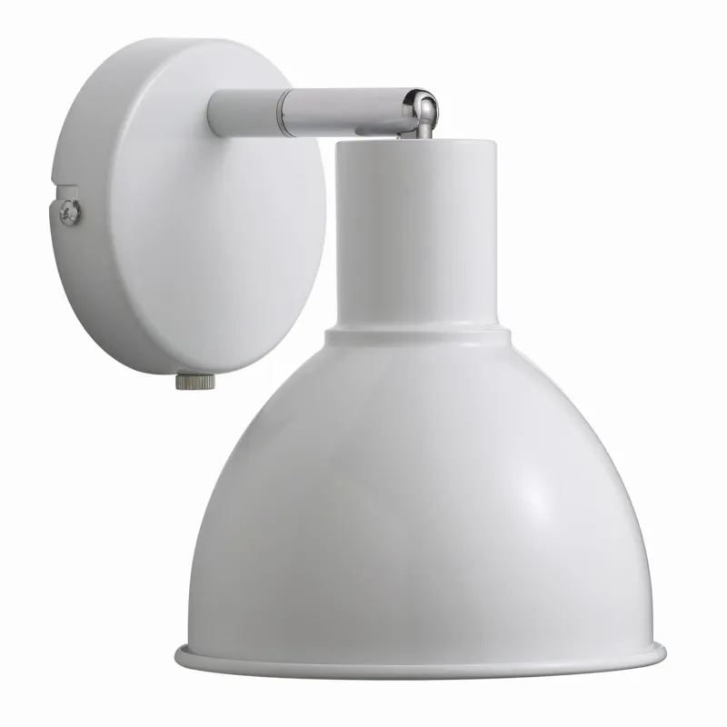 Lampa ścienna POP 45841001 Nordlux 60W E27 Biały Metal Szybka dostawa