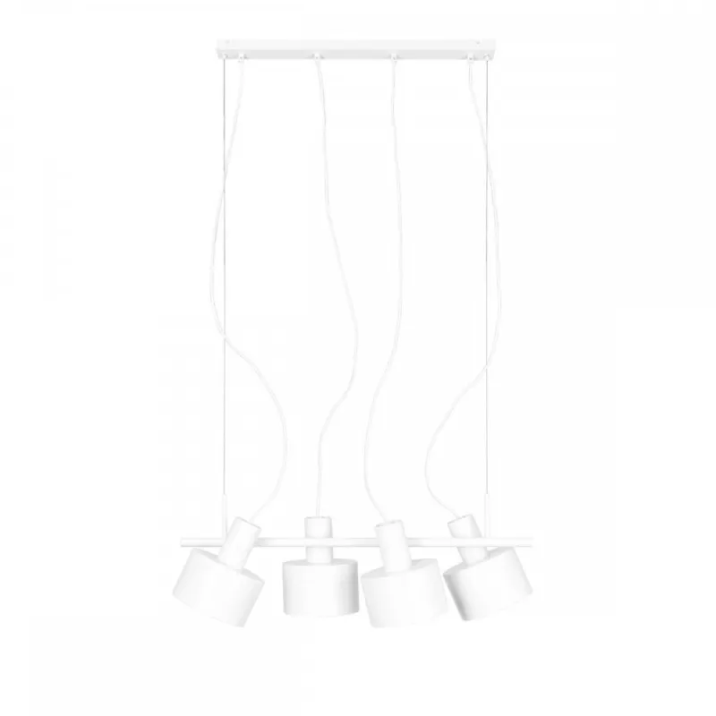 Promocja Lampa wisząca ENKEL 4 biały E27 - UMMO Lighting