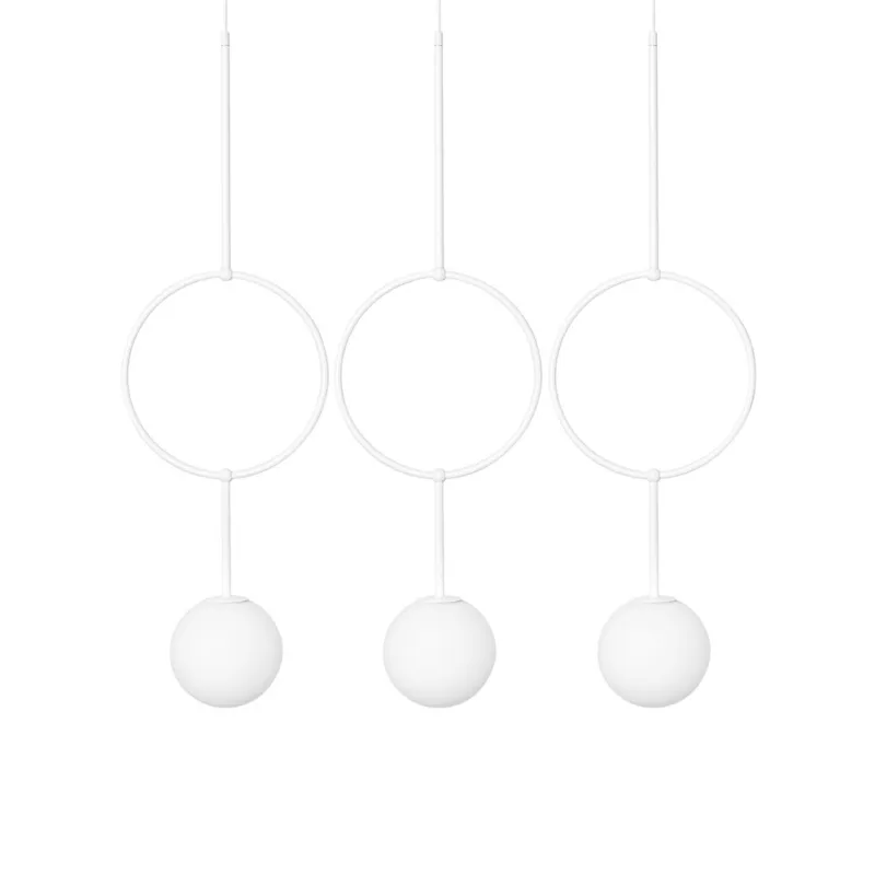 Lampa wisząca ISUULLA C biały G9 - UMMO Lighting Ekspresowa dostawa