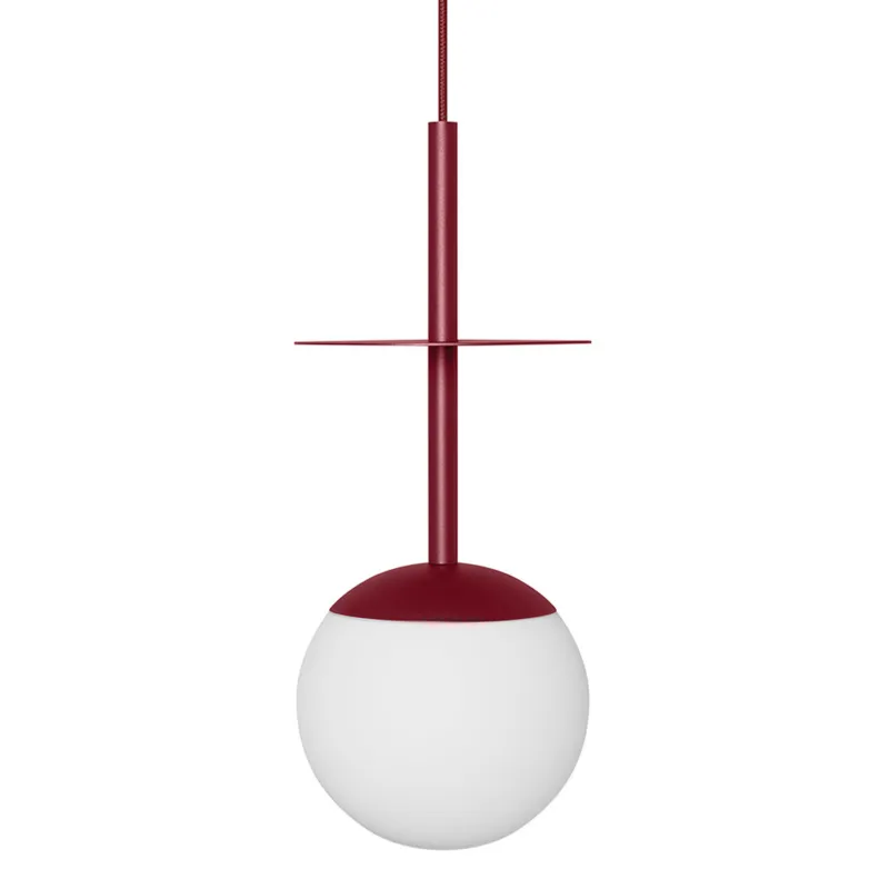 Dodaj do koszyka Lampa wisząca PLAAT A burgundowy E27 - UMMO Lighting