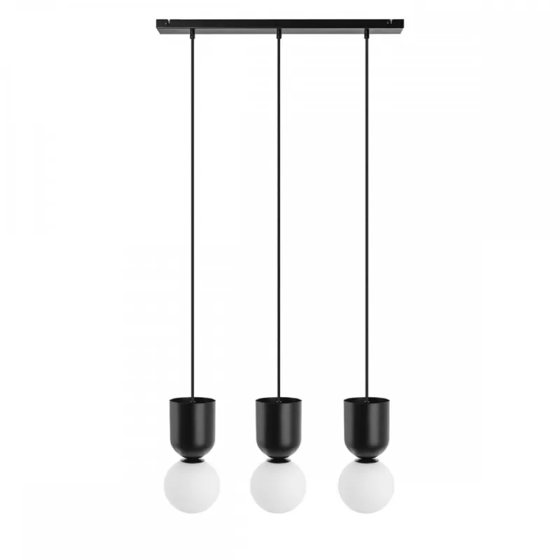 Lampa wisząca LUOTI 3L czarny G9 - UMMO Lighting Szybka dostawa