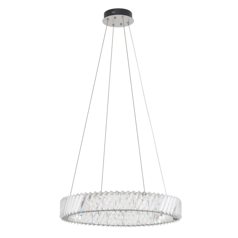 Bezpieczna płatność Lampa wisząca LUXORA ROUND LED 30W 3000K transparentna 11705 Nowodvorski