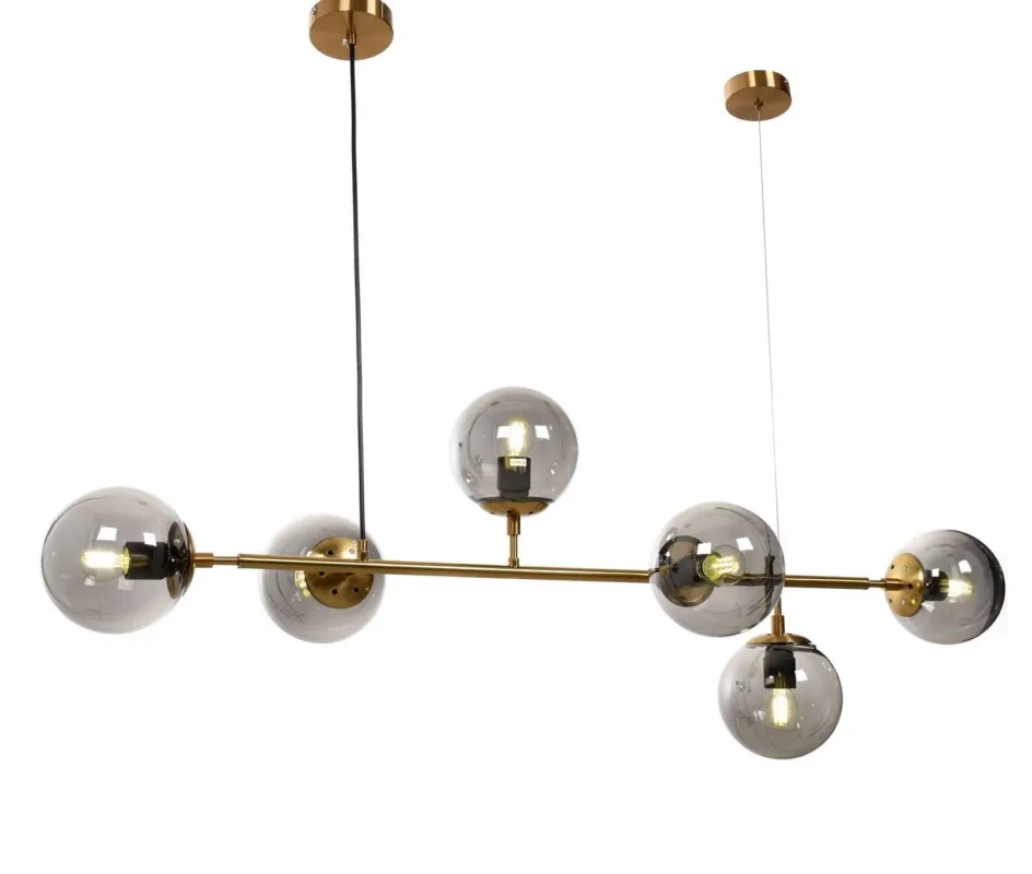 Kup online Lumina Deco Nowoczesna Lampa Wisząca Mosiężna Ceredo W6