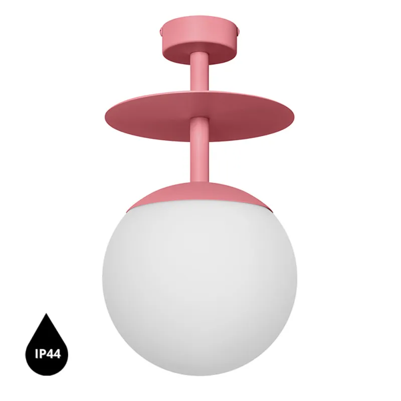 Nowy Plafon PLAAT B różowy IP44 - UMMO Lighting