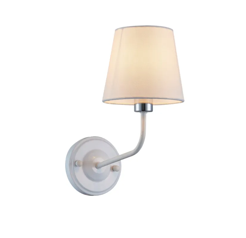 Kinkiet 5040 Candellux York biały z białym kloszem 1×E14 Kup teraz