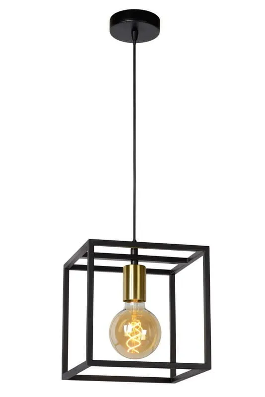 Oferta Lampa wisząca Ruben czarny, złoty i odcienie złota E27 00424/01/30 - Lucide