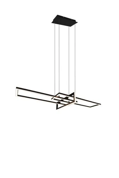 Okazja Lampa wisząca Salinas czarny LED zintegrowany 320310332 - Trio