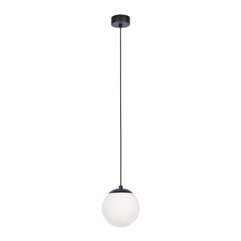 Ostatnia szansa Lampa wisząca SAVOY K-4920 Czarny, biały matowy 1 źr., E14, 10W LED - Kaja