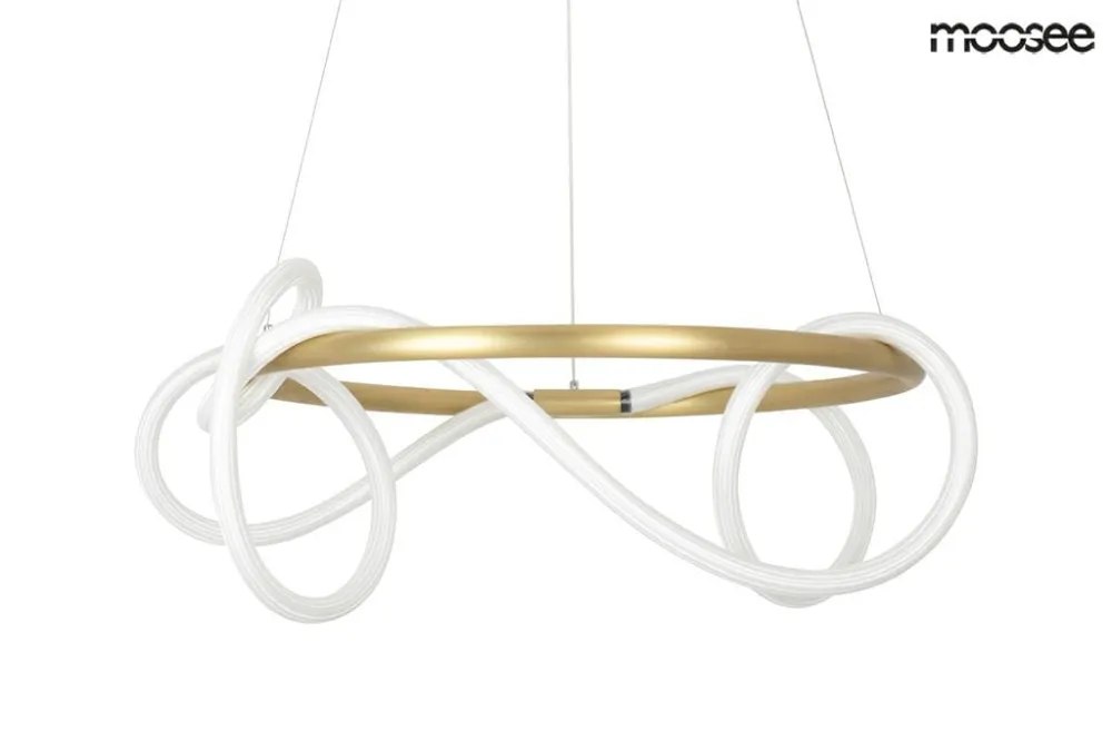 Oferta czasowa Lampa wisząca SERPIENTE 60 złota – Moosee