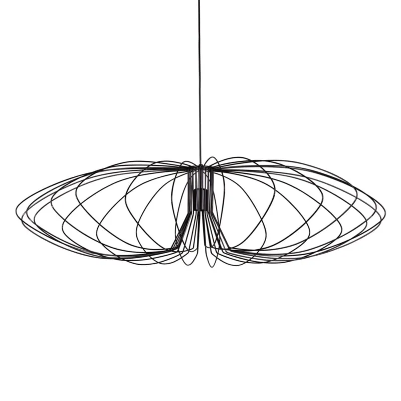 Lampa wisząca TIZI K-3408 CZARNY Czarny 1 źr., E27, 15W LED - Kaja Dostępne od ręki