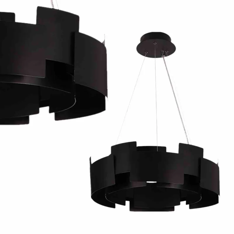 Oferta limitowana Lampa Wisząca Torino Black 24W Led Milagro