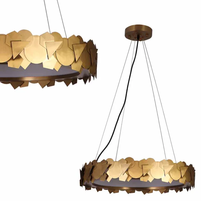Bezpieczna płatność Lampa Wisząca Soho Gold 24W Led Milagro