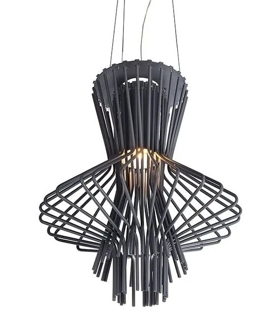 Zamów dziś Lampa wisząca STRAW szara – Moosee