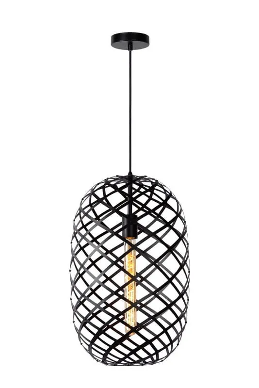 Wyprzedaż Lampa wisząca Wolfram czarny E27 21417/32/30 - Lucide