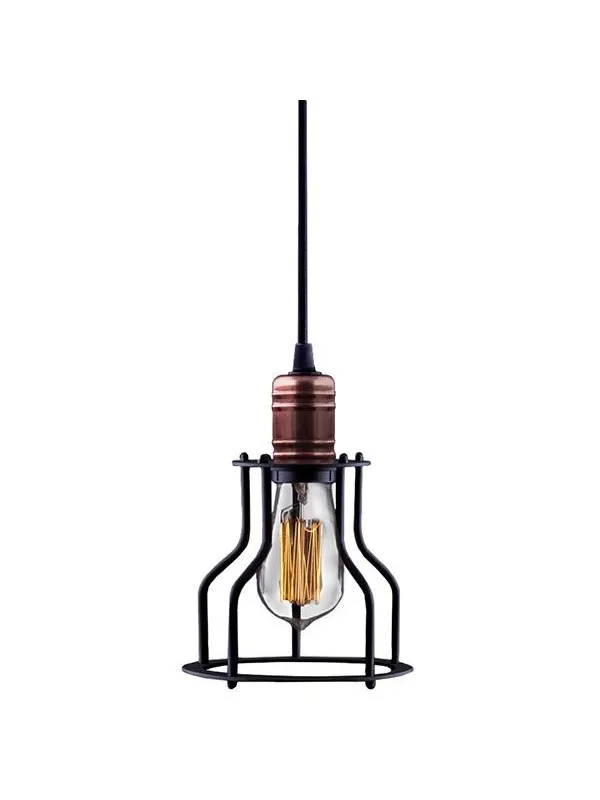 Hit sprzedaży Lampa wisząca WORKSHOP B 1xE27 czarna 6336 Nowodvorski