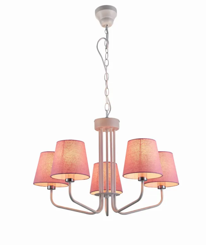 Lampa wisząca York biały 5xE14 50205094 - Candellux Lighting Obniżka ceny