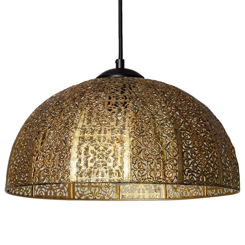 Ograniczona ilość Lampa Wisząca Złota Abruzzo Emma E27 35cm