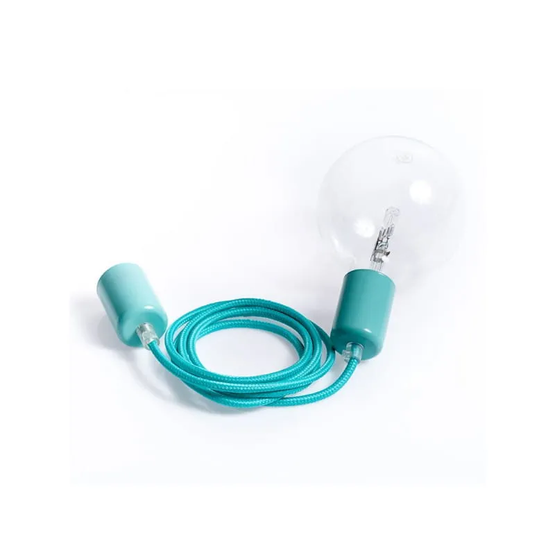 Promocja Loft metal line - 21 mroźna mięta lampa wisząca - Kolorowe Kable