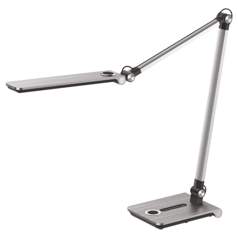 Bezpieczne zakupy Lampka stołowa RICO K-BL1121 SREBRNY Srebrny LED - Kaja