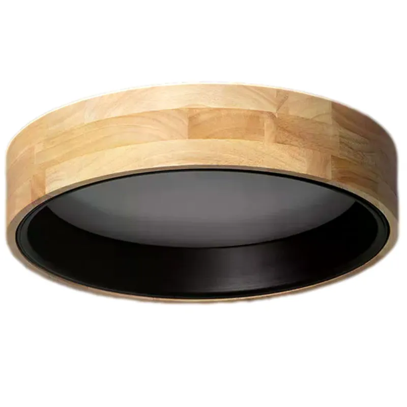 Plafon LED 16W Okrągły 38cm Naturalne Drewno 3 Barwy Świecenia CCT Abruzzo Vero Oferta limitowana