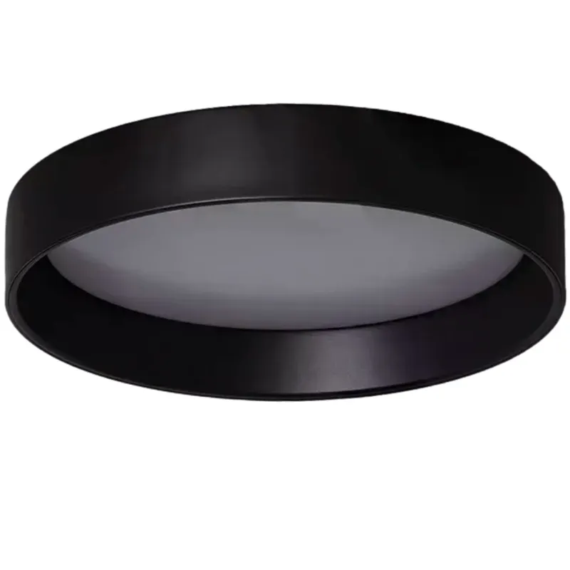 Darmowy zwrot Plafon LED 16W Okrągły Czarny 3 Barwy Śweicenia CCT do Wyboru 35cm Abruzzo Nero