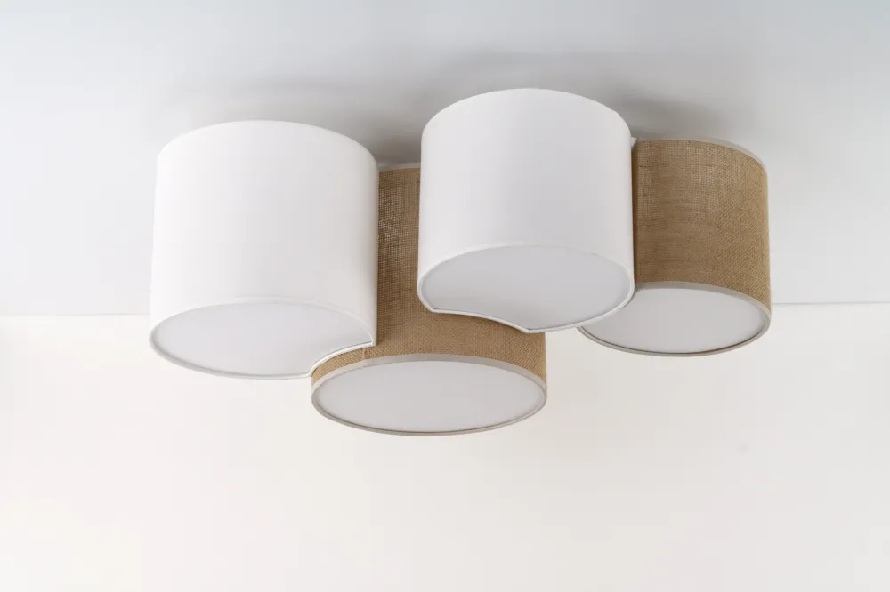 Lampa sufitowa Mona Juta Biały 4x E27 - TK Lighting Wybór klientów