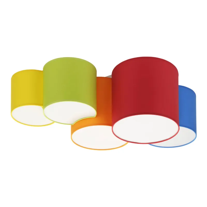 Zniżka Lampa sufitowa Mona Kids Biały 5x E27 - TK Lighting