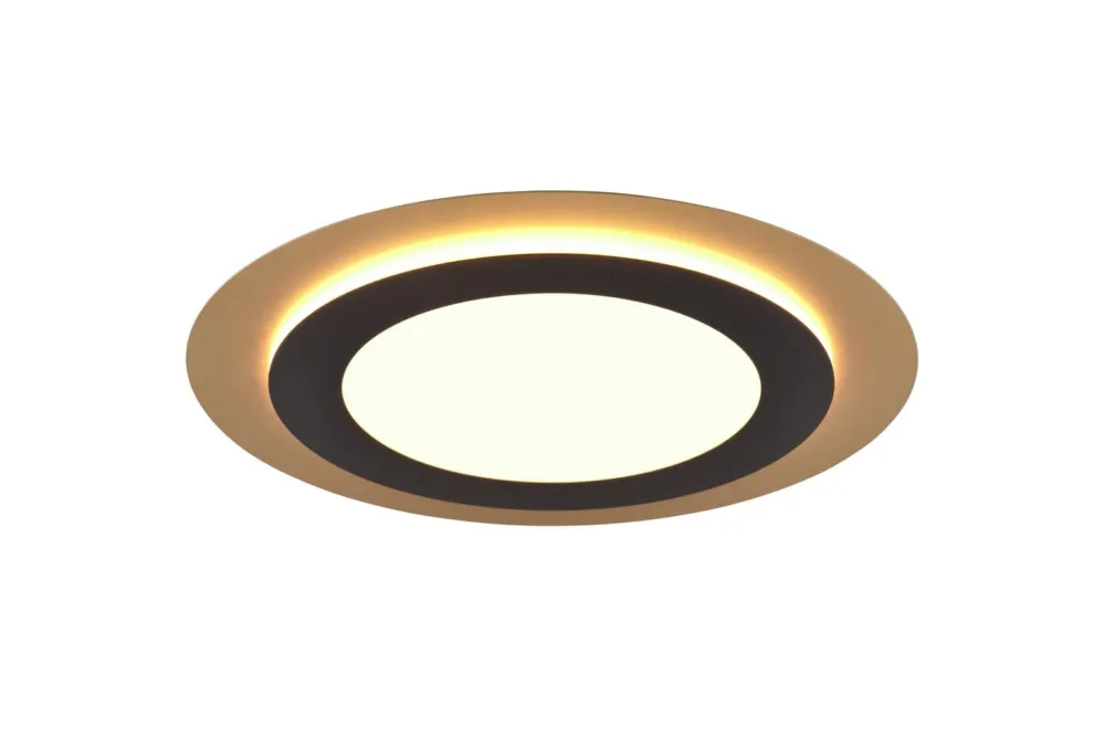 Lampa sufitowa Morgan czarny, złoty i odcienie złota LED zintegrowany 641519280 - Trio Ostatnia szansa