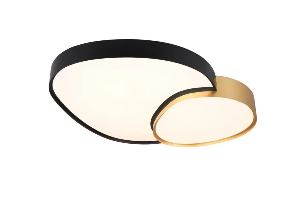 Lampa sufitowa Rise czarny, złoty i odcienie złota LED zintegrowany 647519280 - Trio Sprawdź teraz