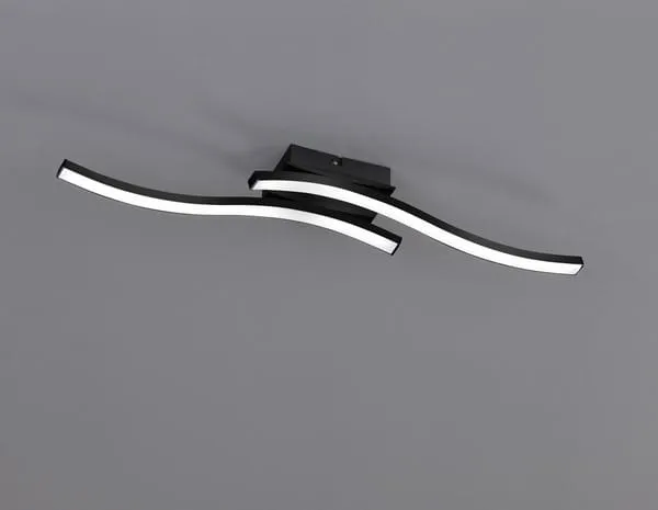 Obniżka ceny Lampa sufitowa Route czarny LED zintegrowany R62472132 - RL