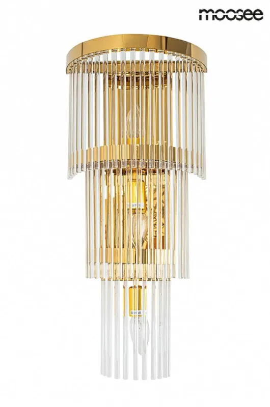 Wyprzedaż Lampa ścienna ESTRO złota – Moosee