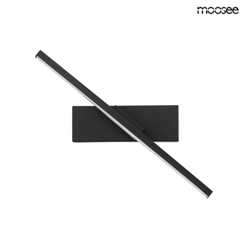 Nie przegap Lampa ścienna REM czarna – Moosee
