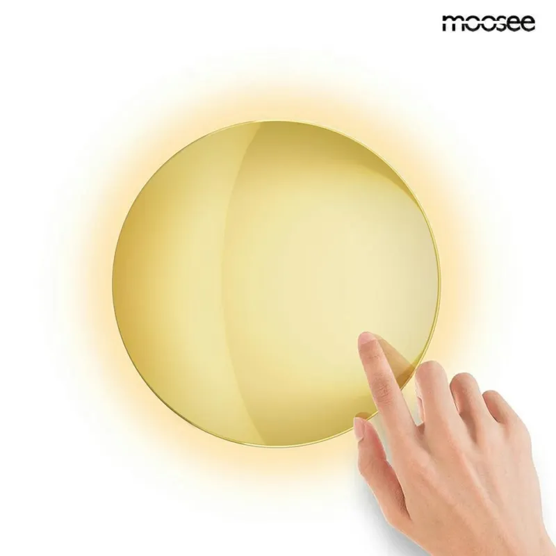 Premium Lampa ścienna SHADOW SUN 25 złota – Moosee