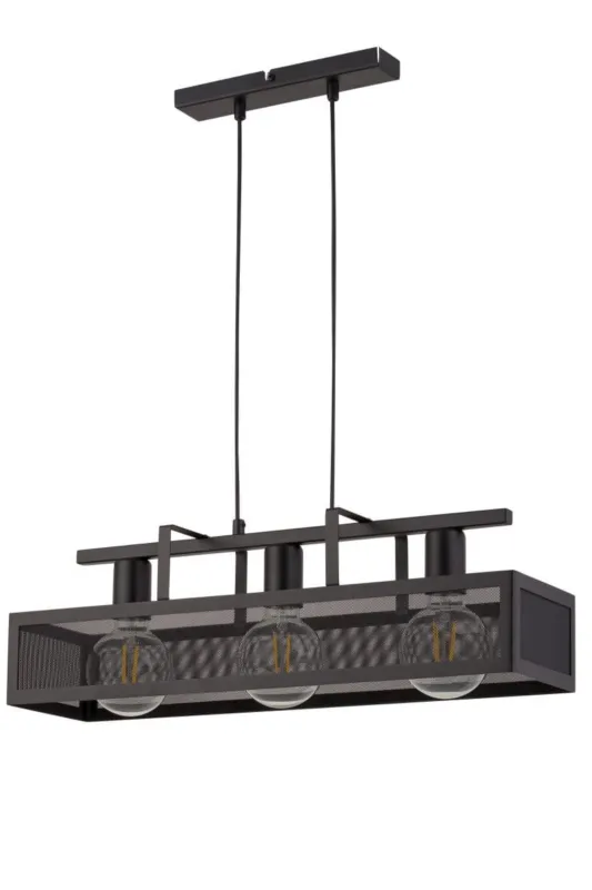 Dodaj do koszyka Lampa wisząca ALBERT 3 ZWIS E27 czarna 32173 Sigma