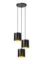 Ekspresowa dostawa Lampa wisząca Almelo czarny, złoty i odcienie złota E27 21434/13/30 - Lucide