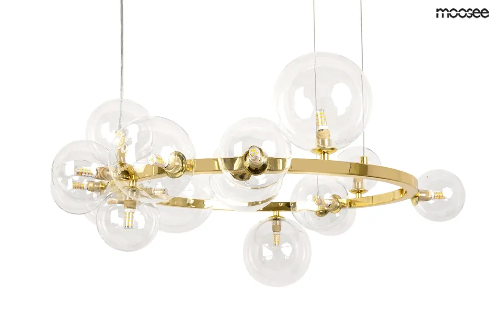 Lampa wisząca ALURE 85 złota – Moosee Ostatnia szansa